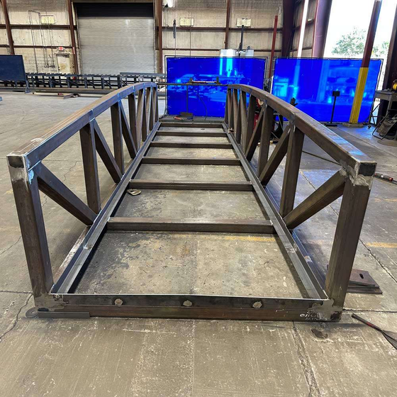 Structural steel fabrication for infrastructure projects